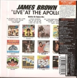 Brown, James - Live At The Apollo, Back Cover
